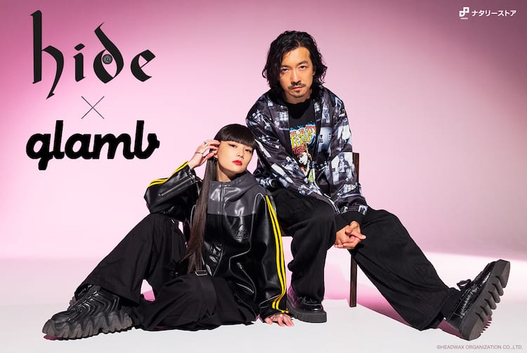 hide×glambコラボ第2弾であのラインパーカーなどが進化、モデルは金子 