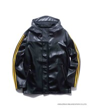 「hide Leather Line Parka（Gray×Black×Yellow）」(c)HEADWAX ORGANIZATION CO.,LTD.
