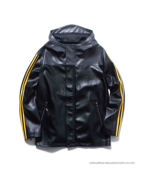 「hide Leather Line Parka（Gray×Black×Yellow）」(c)HEADWAX ORGANIZATION CO.,LTD.