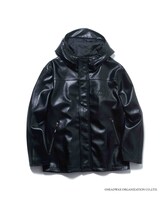 「hide Leather Line Parka（All Black」(c)HEADWAX ORGANIZATION CO.,LTD.