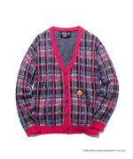 「hide Check Cardigan（Pink）」(c)HEADWAX ORGANIZATION CO.,LTD.