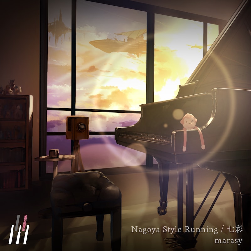 まらしぃ「Nagoya Style Running / 七彩」配信ジャケット