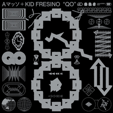 Aマッソ+KID FRESINO「QO」アナログ盤ジャケット