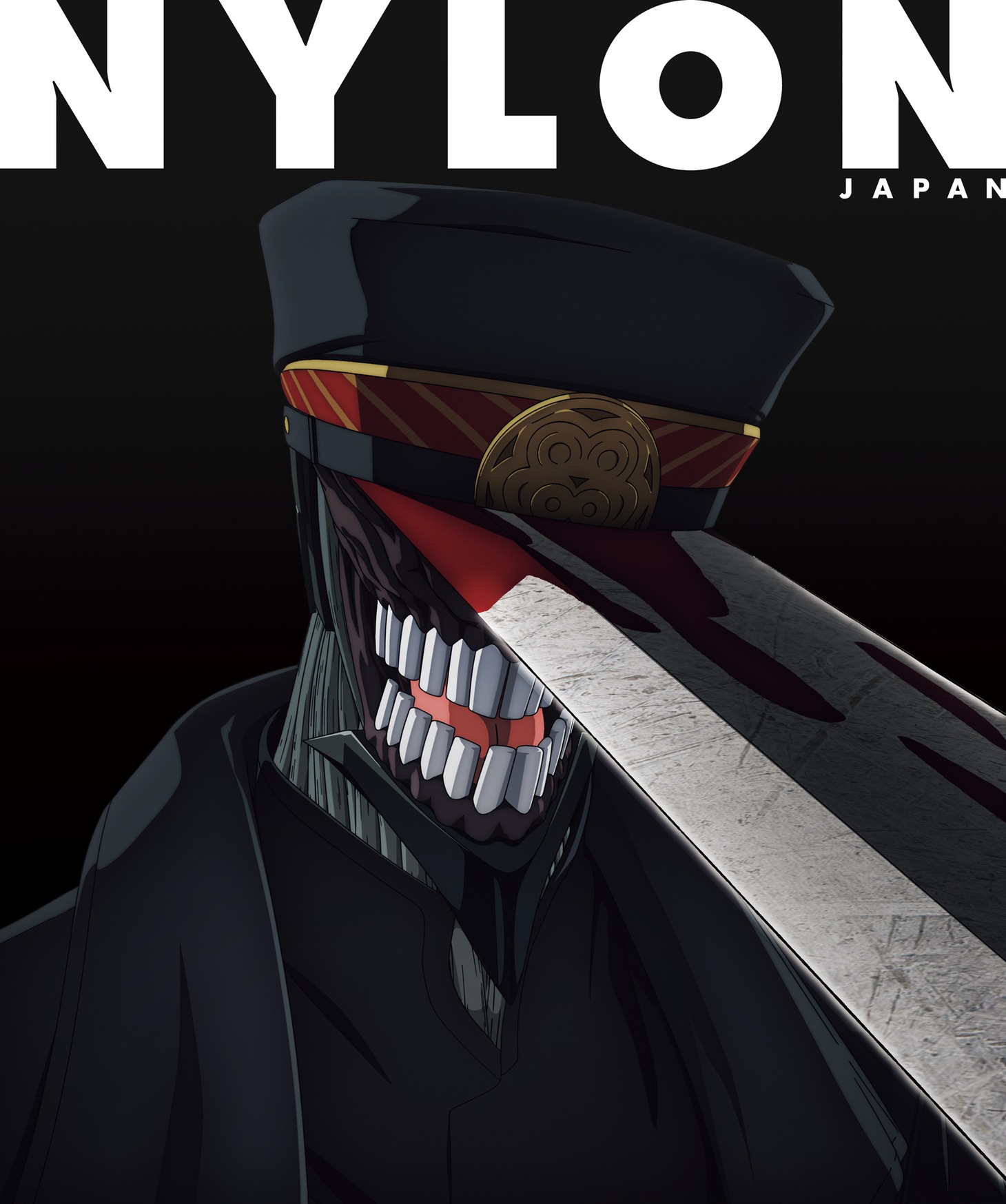 「NYLON JAPAN CHAINSAW MAN ISSUE」裏表紙　(c)NYLON JAPAN