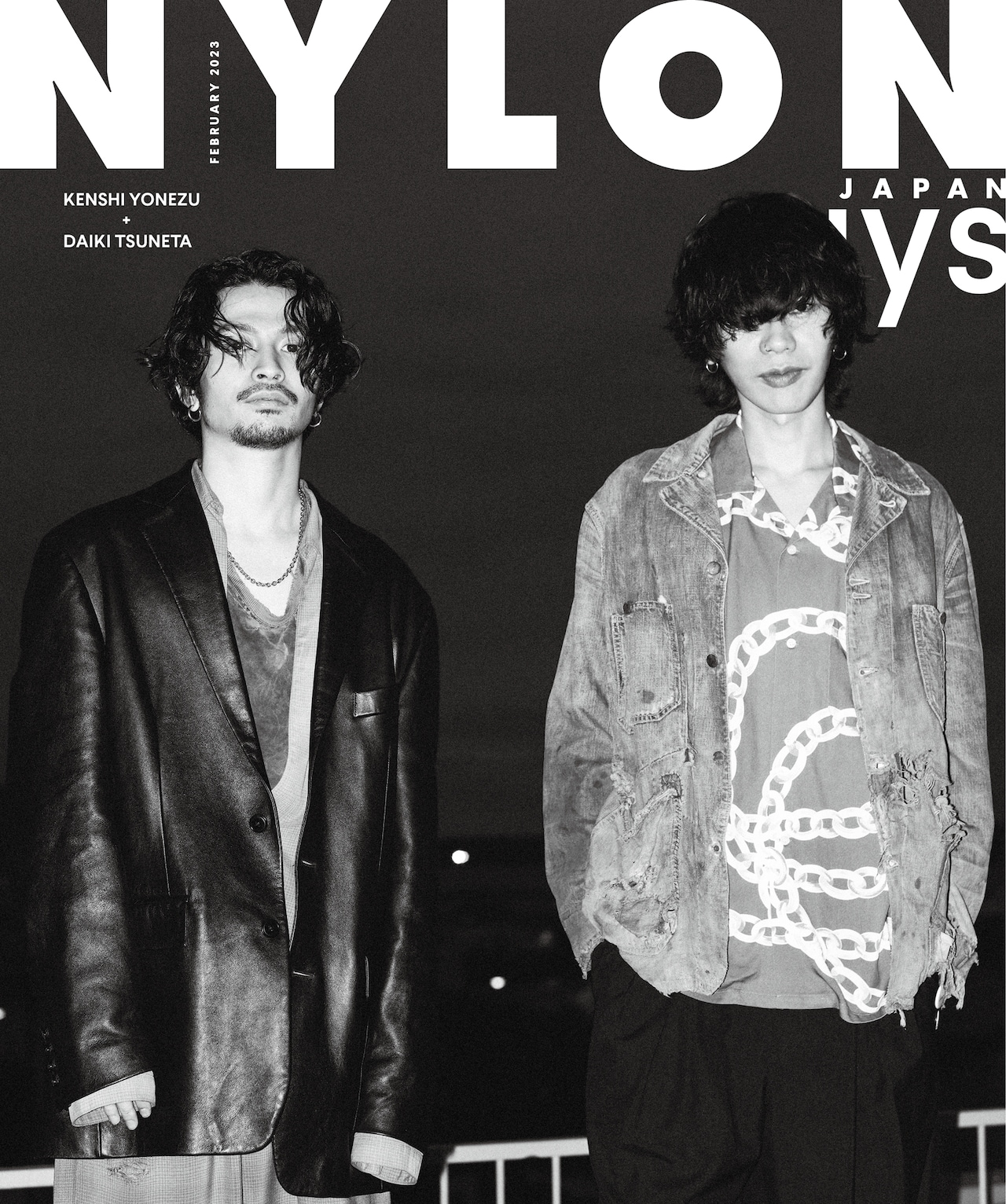 米津玄師と常田大希「NYLON JAPAN」でダブル表紙、チェンソーマン表紙