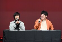 「カードファイト!! ヴァンガード will+Dress Season2」アニメ発表会の様子。