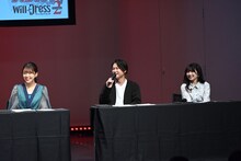 「カードファイト!! ヴァンガード will+Dress Season2」アニメ発表会の様子。