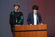 「カードファイト!! ヴァンガード will+Dress Season2」アニメ発表会の様子。