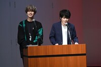 「カードファイト!! ヴァンガード will+Dress Season2」アニメ発表会の様子。