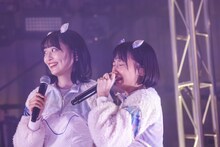 左から橋本侑芽、水野瞳。（撮影：笹森健一）