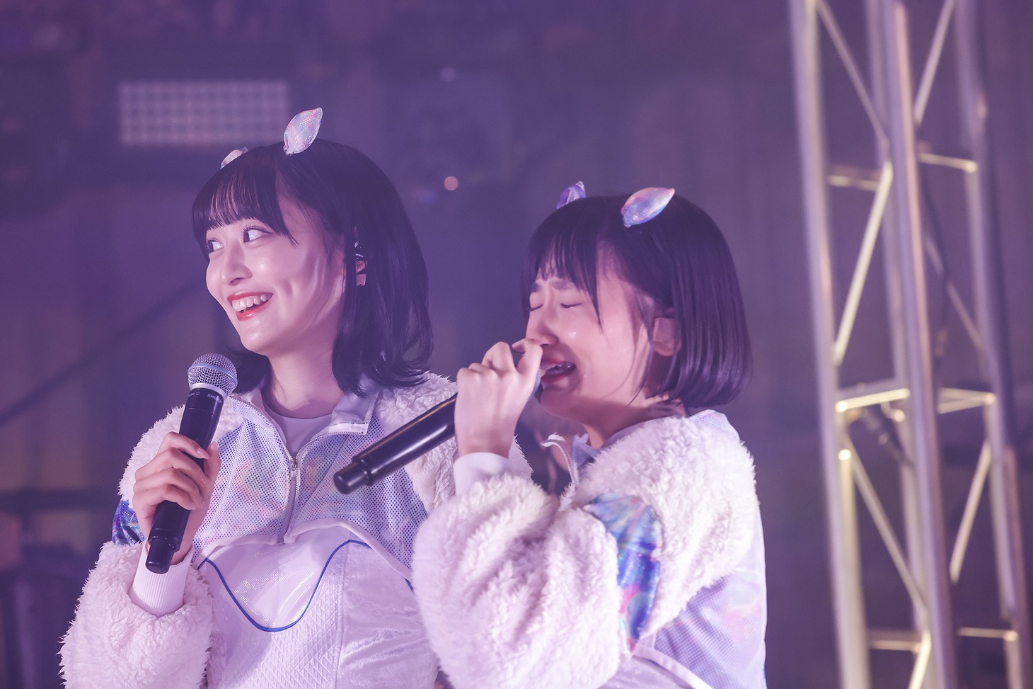 左から橋本侑芽、水野瞳。（撮影：笹森健一）