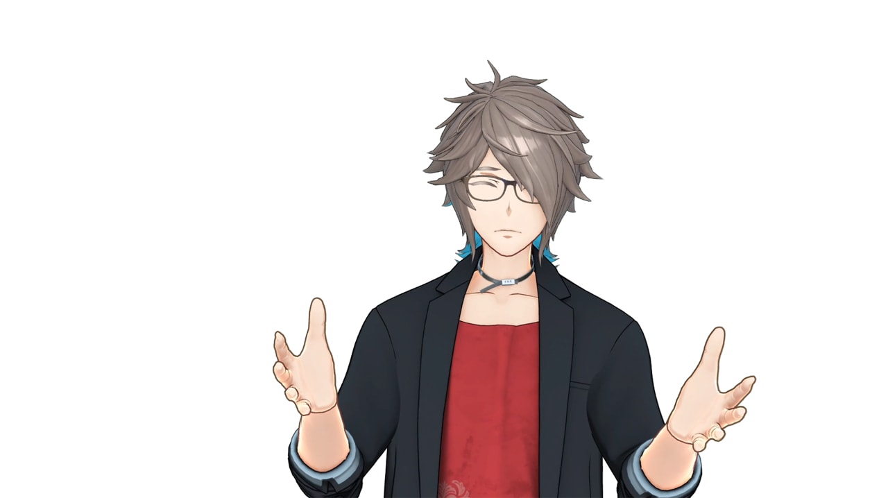 インタビューに応じるアンジョー。