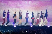 「&TEAM DEBUT SHOWCASE [First Howling : ME]」の様子。