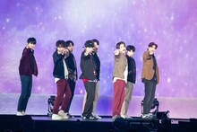 「&TEAM DEBUT SHOWCASE [First Howling : ME]」の様子。