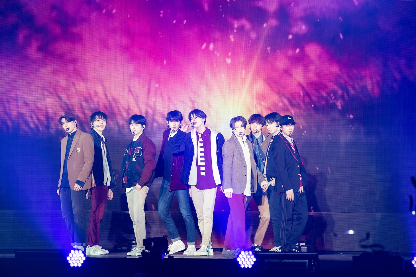 「&TEAM DEBUT SHOWCASE [First Howling : ME]」の様子。