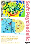 Osteoleucoアート展「Soft Psychedelic」フライヤー