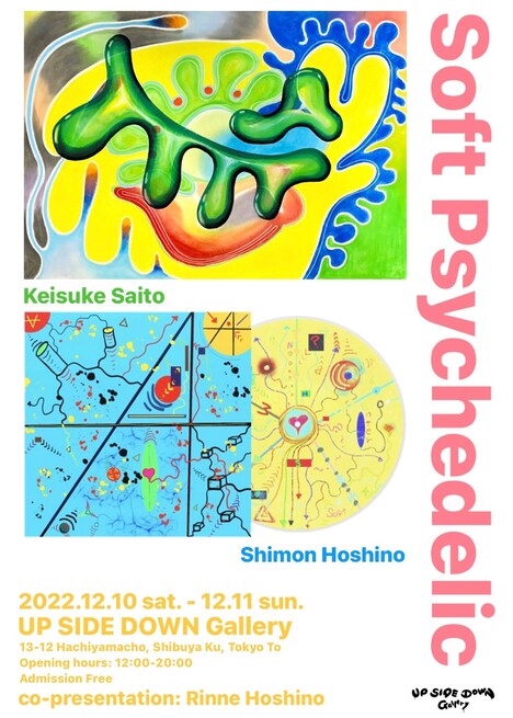Osteoleucoアート展「Soft Psychedelic」フライヤー