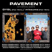 「PAVEMENT JAPAN TOUR 2023」告知ビジュアル