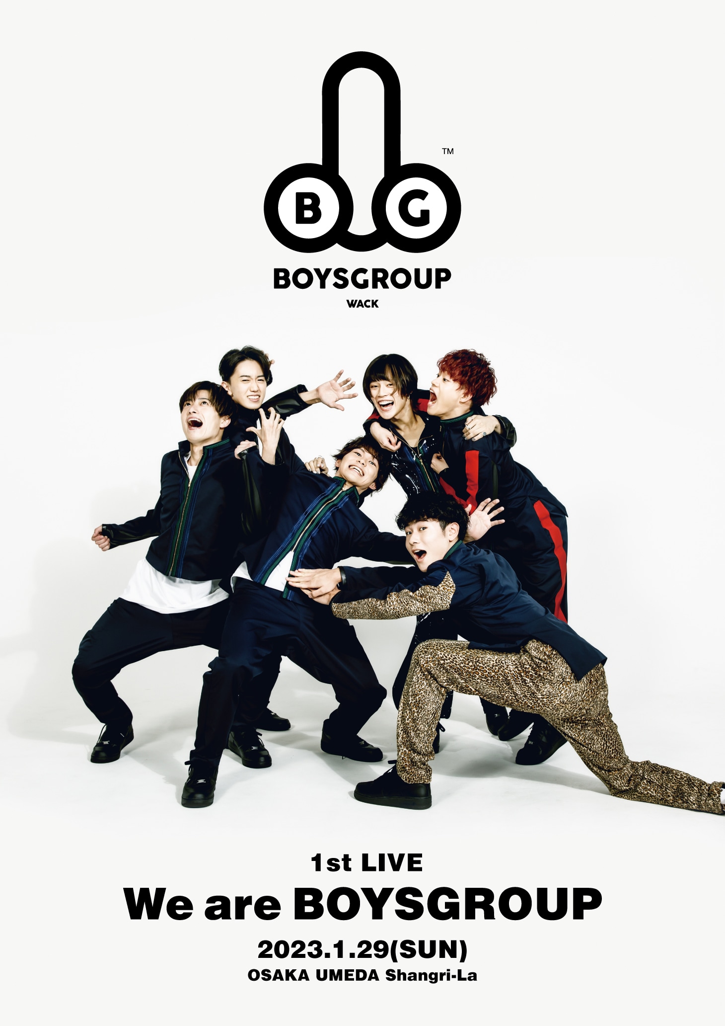 BOYSGROUP 1st LIVE「We are BOYSGROUP」告知ビジュアル