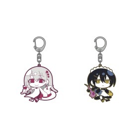 ぬゆりオリジナルグッズのラバーキーホルダー。