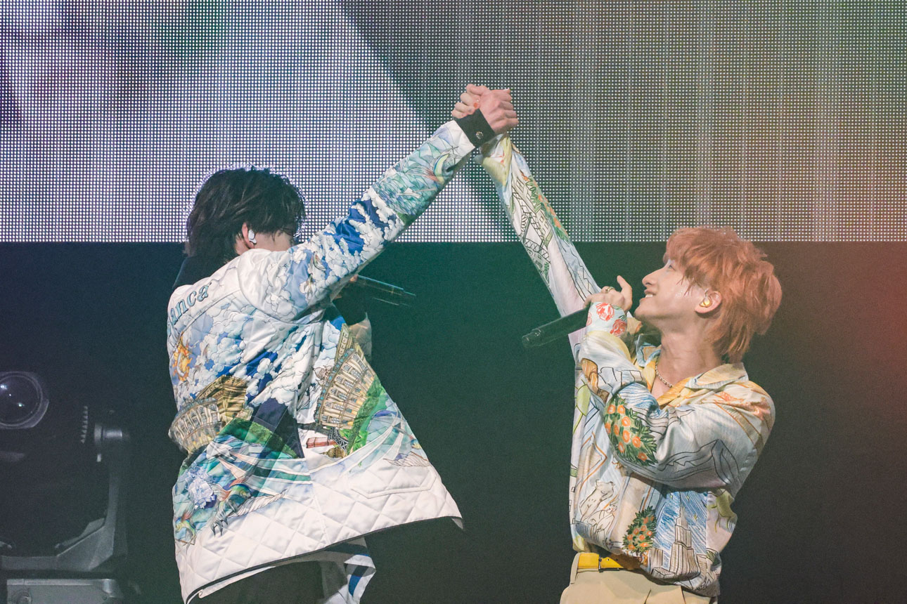 FUMINORIとFUMIYA。（撮影：笹森健一）
