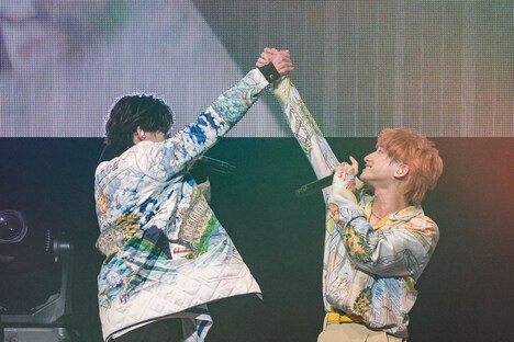 FUMINORIとFUMIYA。(撮影:笹森健一)