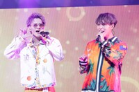 MORRIEとKEVIN。（撮影：笹森健一）