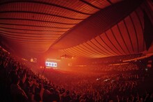 [Alexandros]「But wait. Arena? 2022 supported by Panasonic」2022年12月7日 国立代々木競技場第一体育館公演の様子。（撮影：河本悠貴）