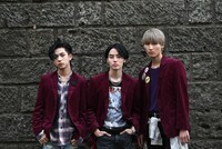 SUPER★DRAGONの田中洸希、松村和哉、飯島颯。