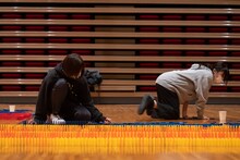 「豆柴の大群なりの合宿」2日目の様子。