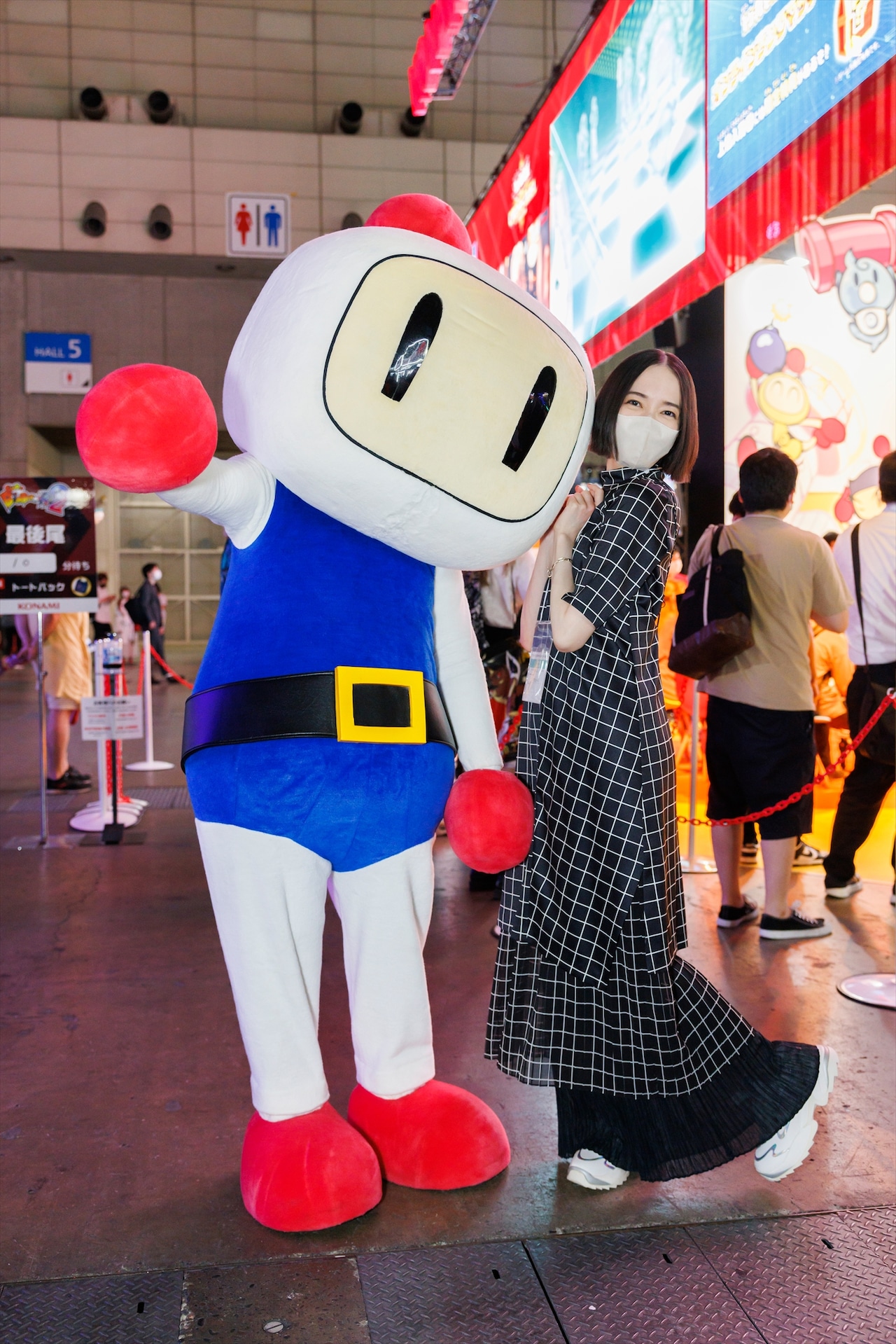 左から白ボン、のっちさん。