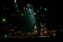 ハンバート ハンバート「私たちはしぶとく歌う」ファイナル公演の様子。（撮影：後藤渉）