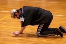 シャトルラン後のミユキエンジェル。