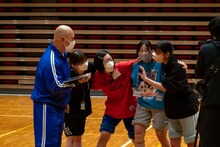 クロちゃん、赤チーム。