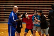 クロちゃん、赤チーム。