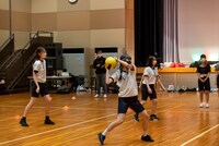 ドッジボールの様子。