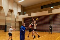 ドッジボールの様子。