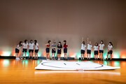 相撲の様子。