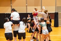 騎馬戦の様子。