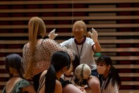 騎馬戦の様子。