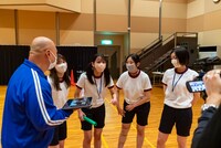 赤チームとクロちゃん。