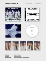 LE SSERAFIM「FEARLESS」初回限定盤Aのパッケージ詳細。