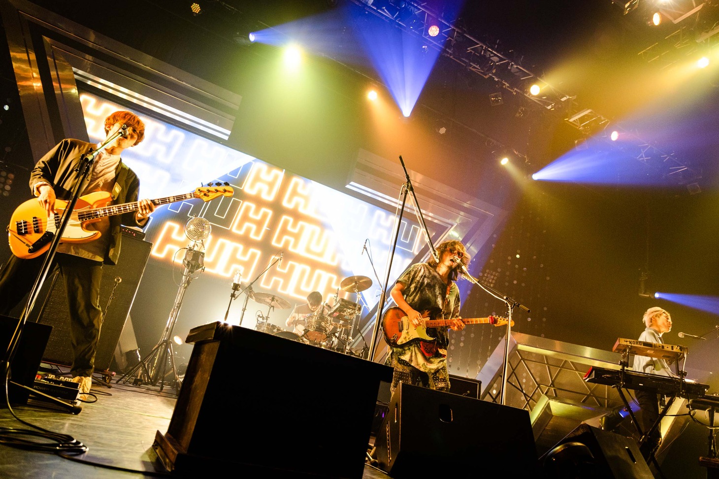 「7ORDER × ナタリー Happy Jack！ DAY 1」the telephonesのライブの様子。（撮影：曽我美芽）