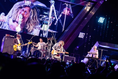 「7ORDER × ナタリー Happy Jack! DAY 1」the telephonesのライブの様子。(撮影:曽我美芽)