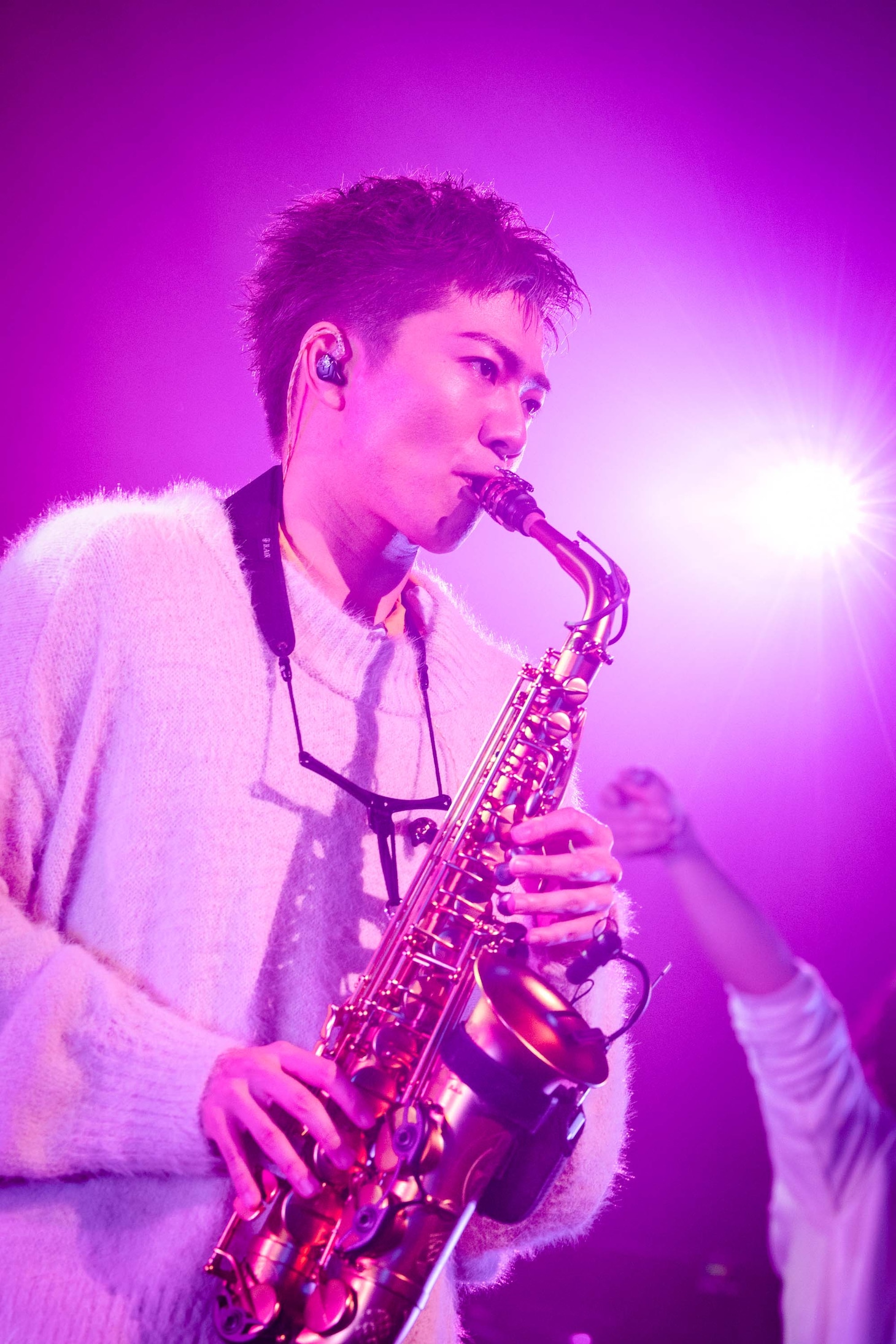 諸星翔希（Sax / 7ORDER）（撮影：曽我美芽）