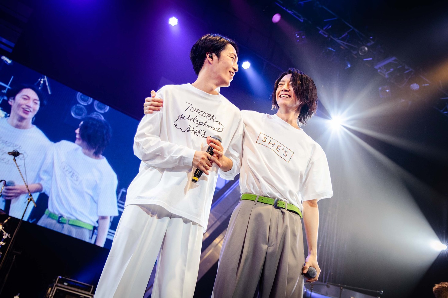 左から森田美勇人（B / 7ORDER）、長妻怜央（Key / 7ORDER）。（撮影：曽我美芽）