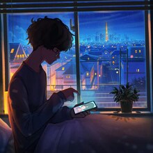 KERENMI「TOKYO 君が everything feat. キタニタツヤ & クボタカイ」配信ジャケット