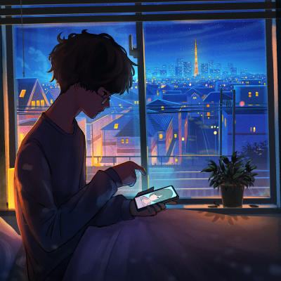 KERENMI「TOKYO 君が everything feat. キタニタツヤ & クボタカイ」配信ジャケット