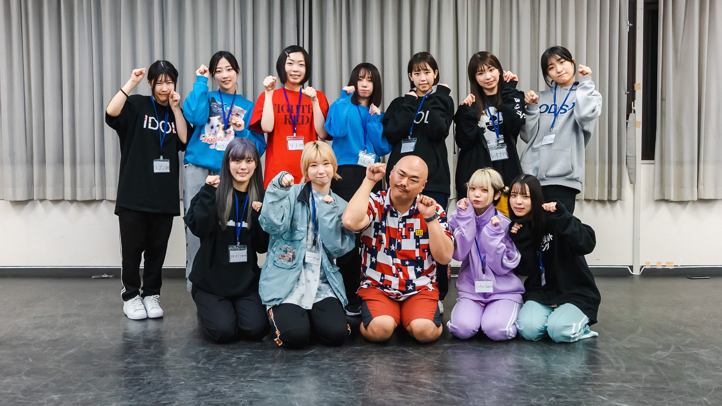 「豆柴の大群なりの合宿」集合写真