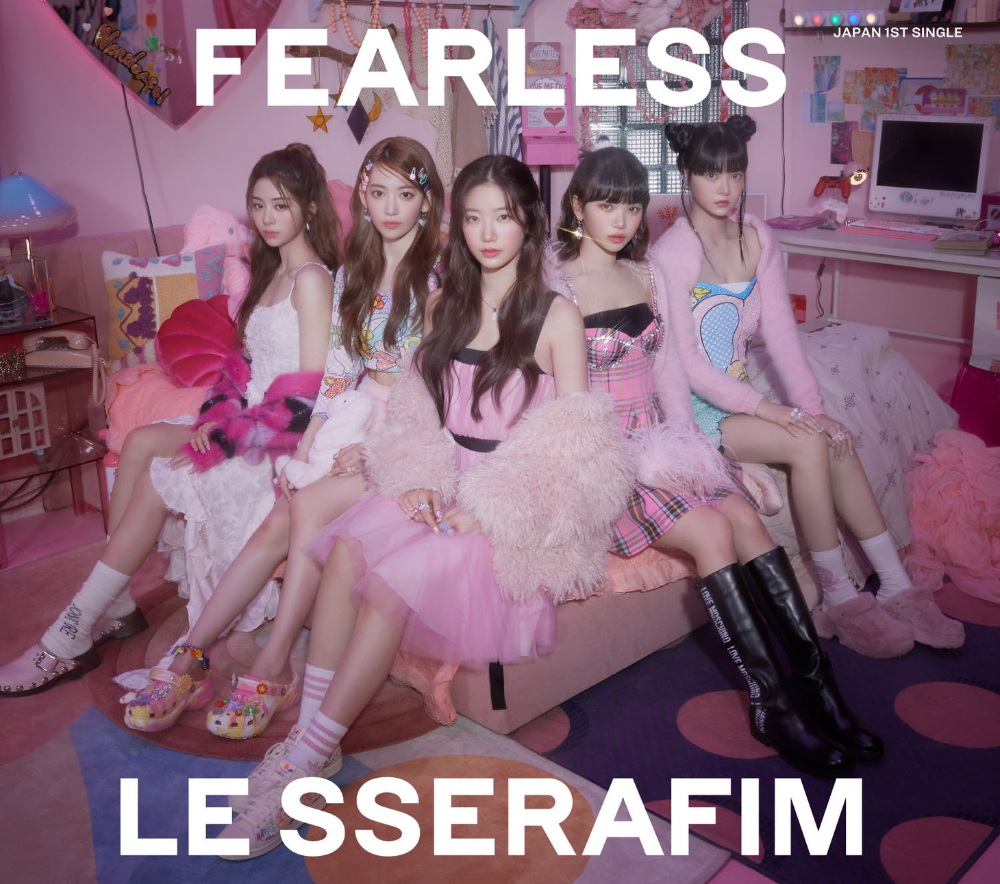 LE SSERAFIM「FEARLESS」初回限定盤Bジャケット